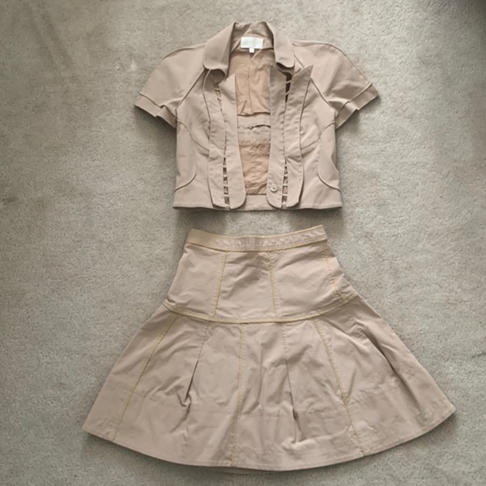 Zac Posen Skirt and Jacket Set